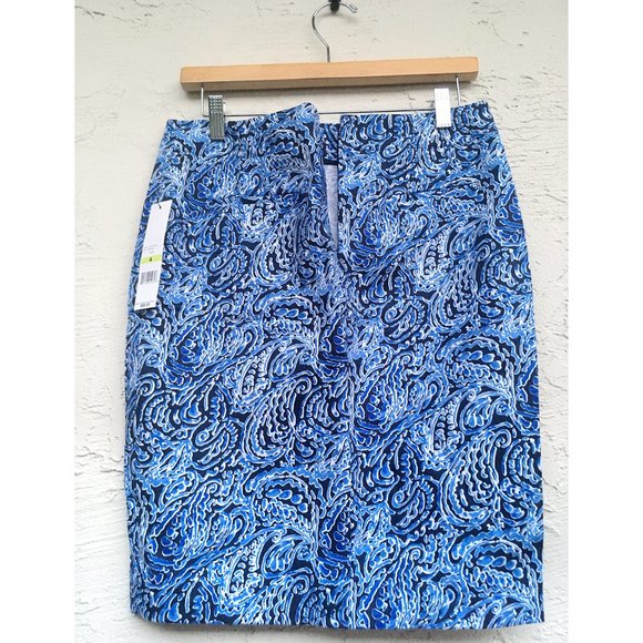 Rafaella Sports Abstract Swirl Pencil Skirt (size 4) - Picture 4 of 7